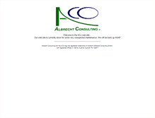 Tablet Screenshot of albrecht-consulting.com